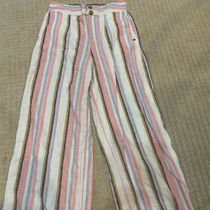 Roxy brand above ankle flare beach pants!! New with tags